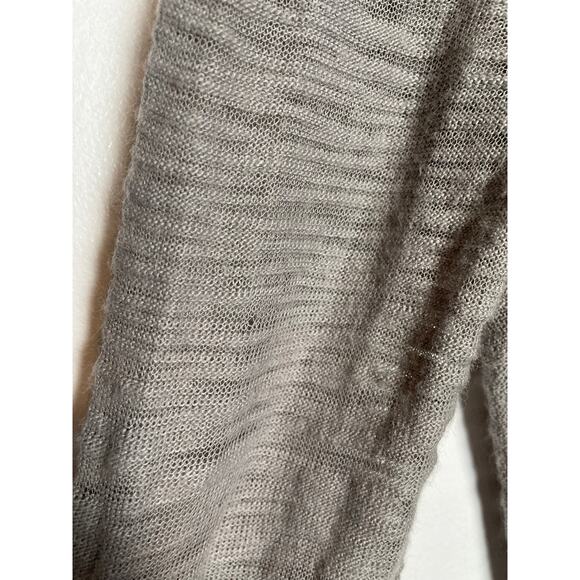 Helmut Lang Assymetric Mesh-Net Top Womens M Wool Alpaca Fairy Grunge Shirt - Picture 11 of 16